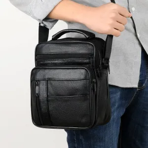 New Men Mini Quality Men's Bag Leather 2019 Small Single Crossbody skin Wholesale pricing Cow Genuine Bags Business High Casual Messenger Reduced prices Shoulder