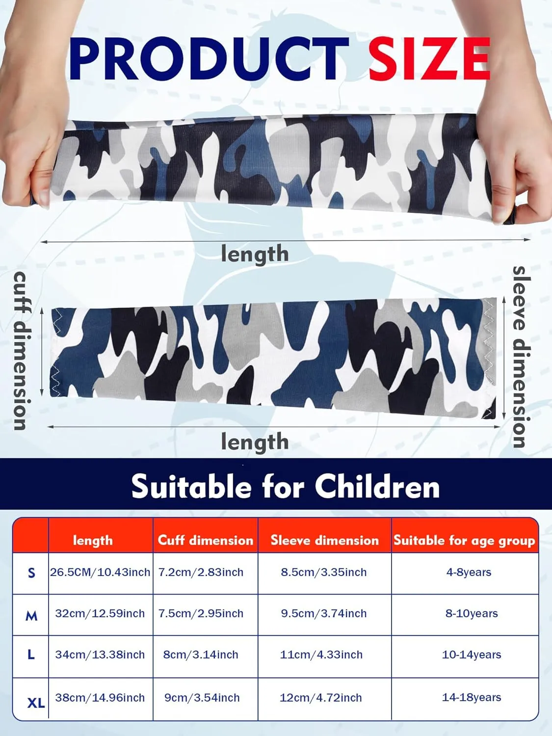 Newcotte 12 Pairs Arm Sleeves for Kids Compression Football Baseball Youth UV Protection Breathable Cooling Sleeve