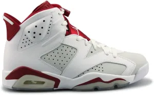 Nike Mens Air Jordan 6 Retro Alternate White/Red Leather Size 8
