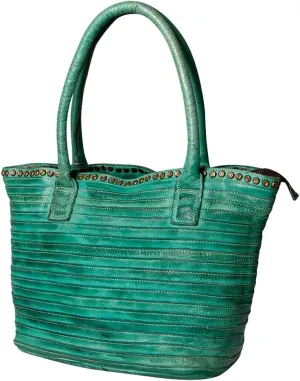 Nmbgm104C Tote Vintage Handmade Genuine Cowhide Leather Women Bag Western Handbag Purse