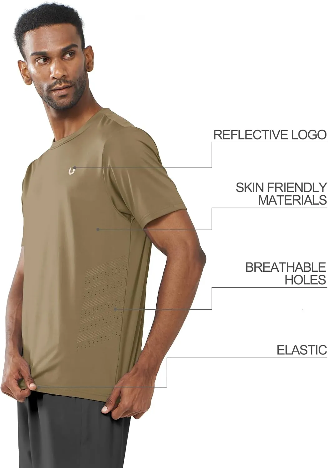 NORTHYARD Breathable 2.0™ Men's Athletic Workout T-Shirt