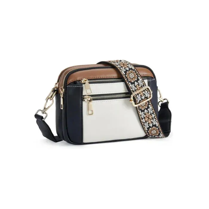 Nylah Crossbody with Colorful Straps
