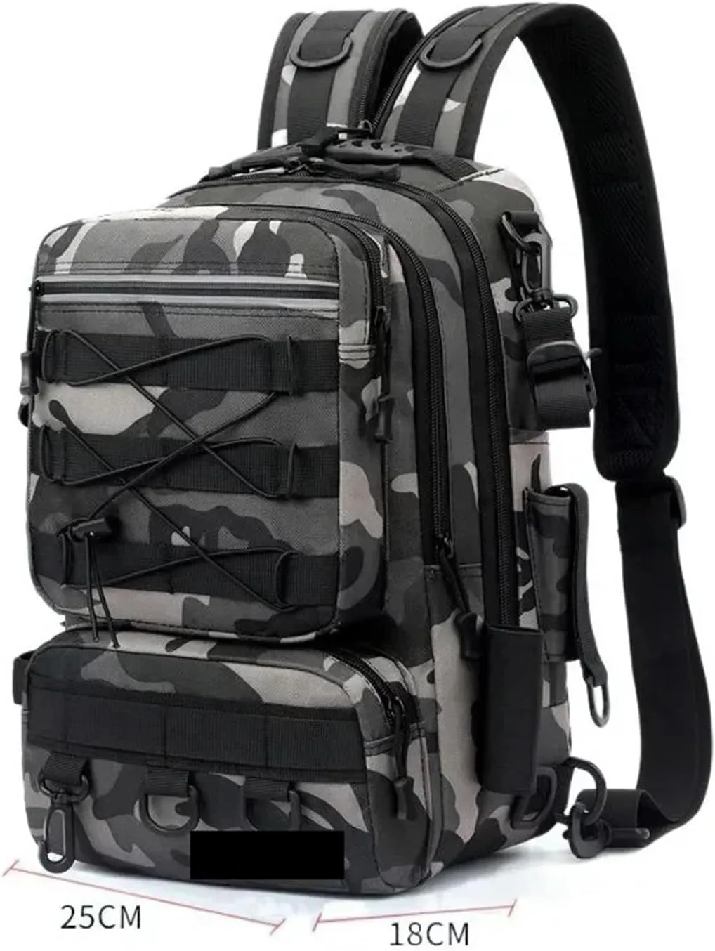 Nylon Waterproof Outdoor Rucksacks Tactical Sports Camping Hiking Trekking Fishing Hunting Bag Backpack(D)
