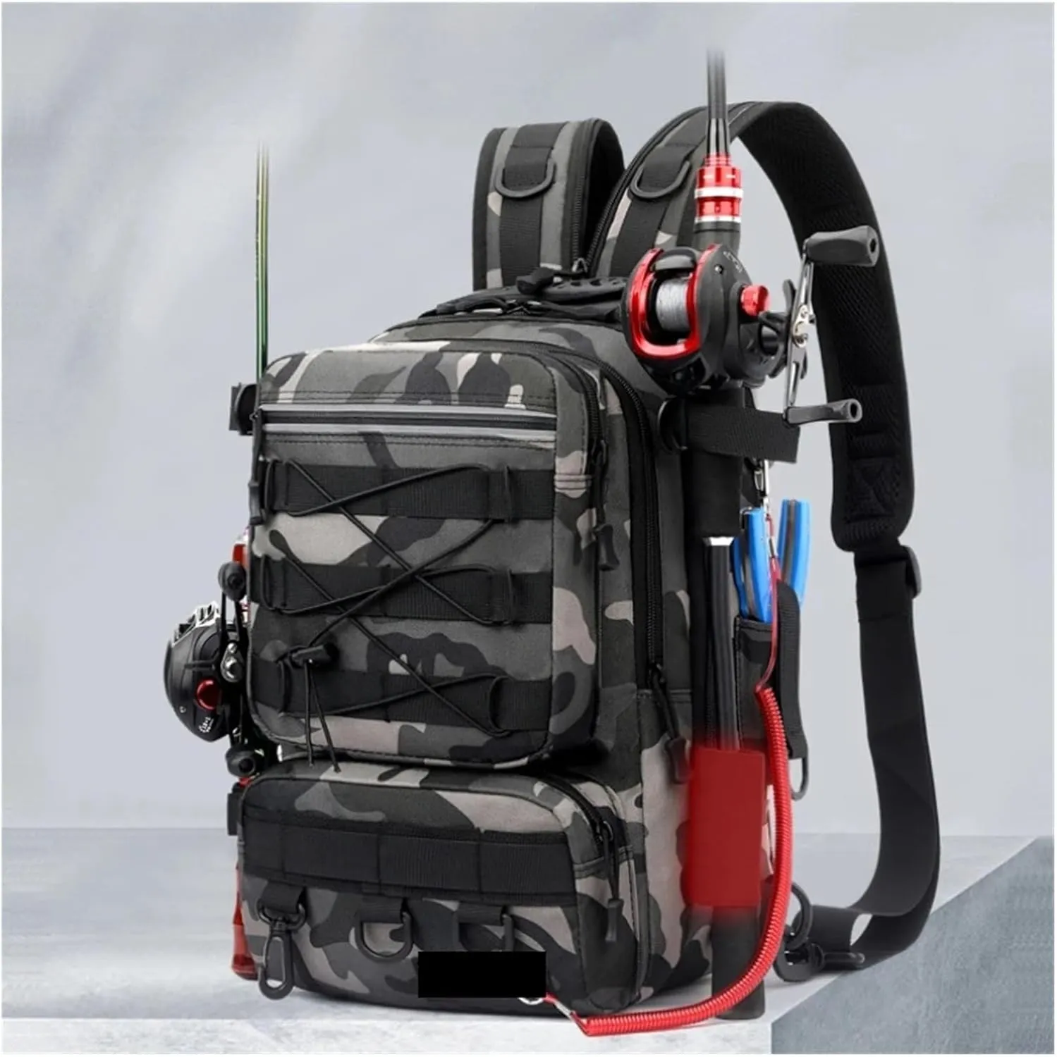 Nylon Waterproof Outdoor Rucksacks Tactical Sports Camping Hiking Trekking Fishing Hunting Bag Backpack(D)