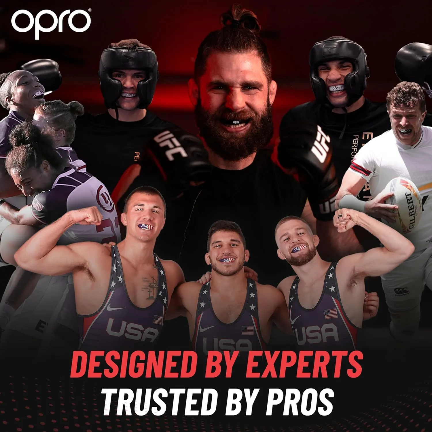 OPRO Braces Mouthguard – Custom-Fit, Slim & Breathable Design – Shock-Absorbing Sports Mouth Guard for Wrestling, Basketball, Football, MMA, Lacrosse, Hockey & More – Youth & Adult