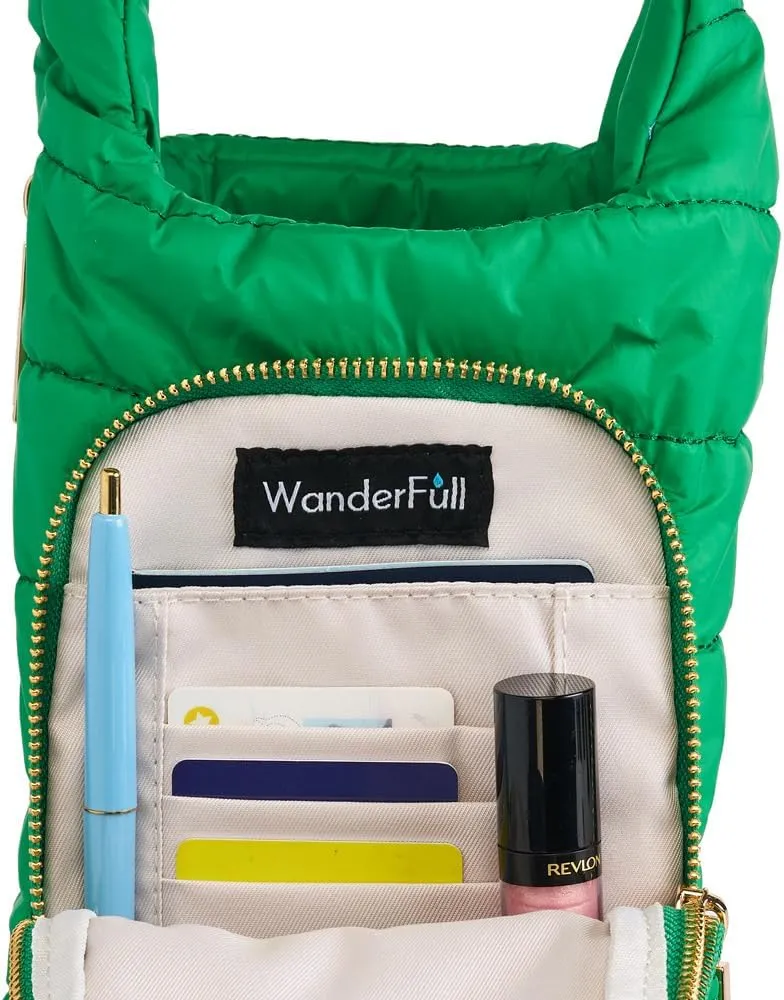 Original HydroBag Handle Collection | Large Crossbody Water Bottle Holder with Strap & Zipper Slot for Handle