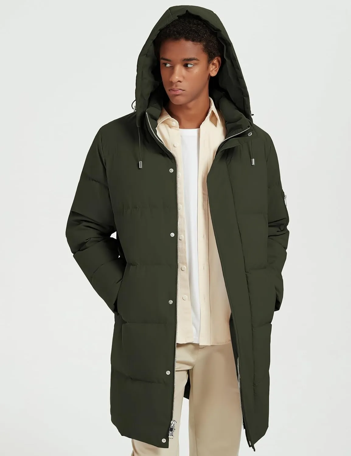Orolay Men’s Thickened Down Jacket Winter Warm Down Coat