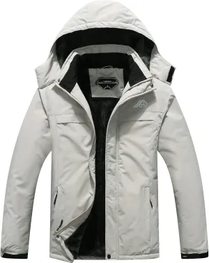 OTU Men's Waterproof Ski Jacket Snowboarding Windbreaker Warm Winter Hooded Mountain Snow Coat