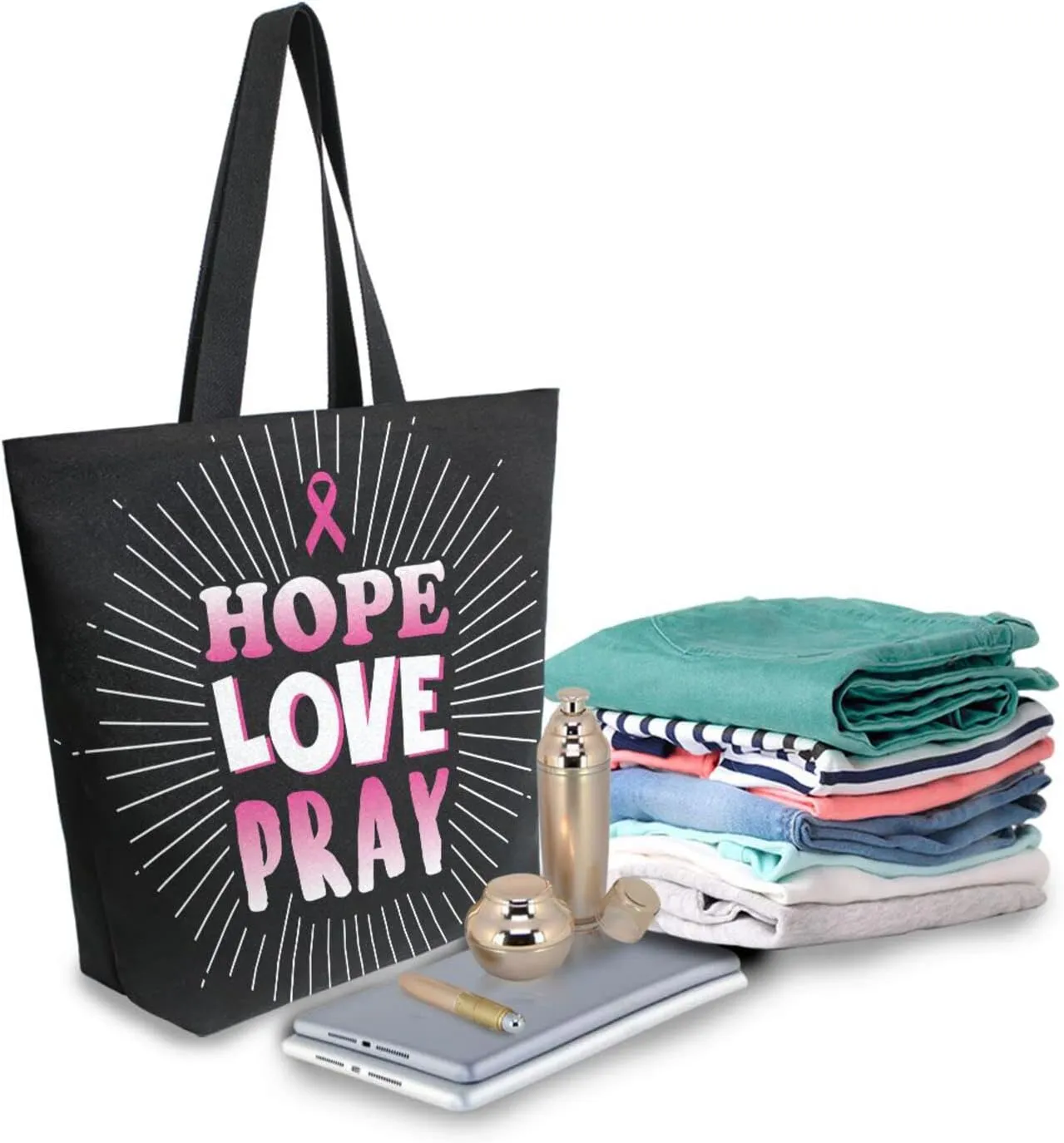 Oyihfvs Canvas Tote Grocery Bag, Women Large Shoulder Bag, Reusable Grocery Handbag