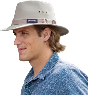 Panama Jack Original Canvas Safari Men's Sun Hat, 2 1/2" Brim, UPF (SPF) 50  Sunhat Protection