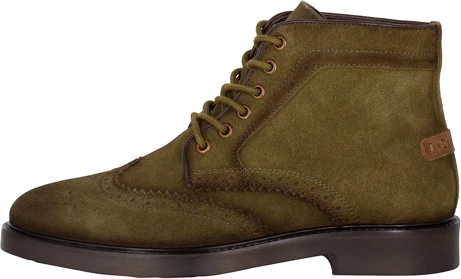 PATTEN Men's Classic Brogue Ankle Boots
