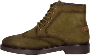 PATTEN Men's Classic Brogue Ankle Boots