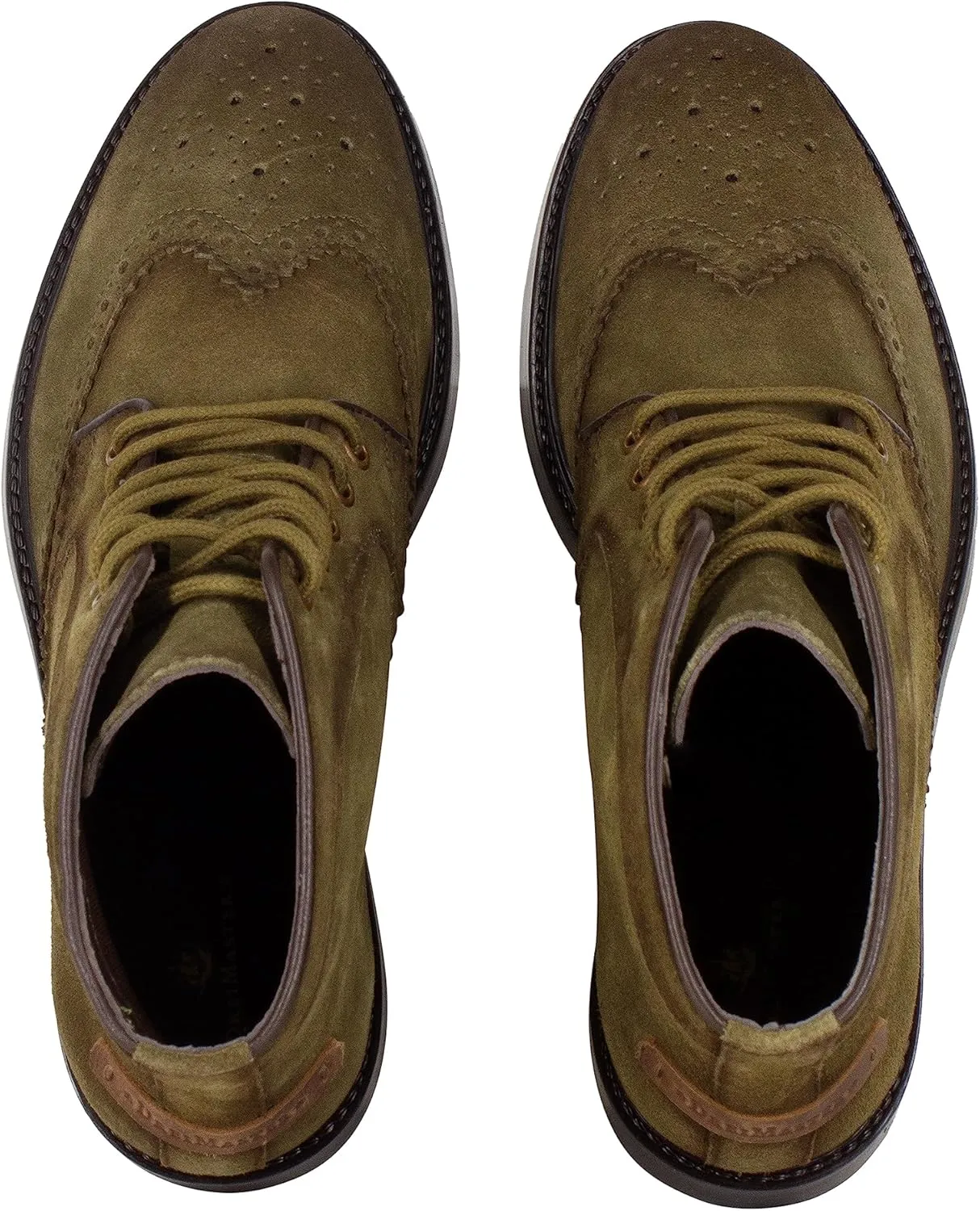 PATTEN Men's Classic Brogue Ankle Boots