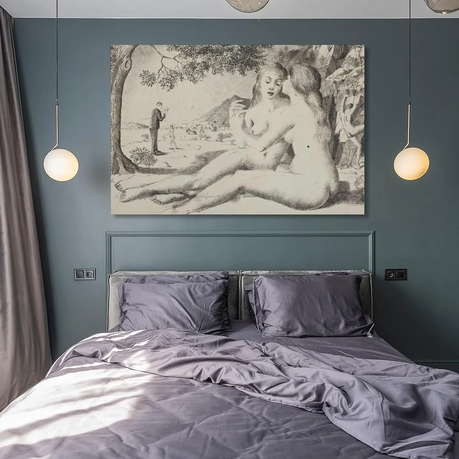 Paul Delvaux Posters Print (7) Poster Decorative Painting Canvas Wall Art Living Room Posters Bedroom Painting 16x24inch(40x60cm)