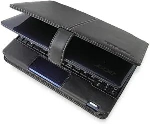 Pdair Leather CASE FOR Aspire One Side Open Type Black palcaoa150b/BL