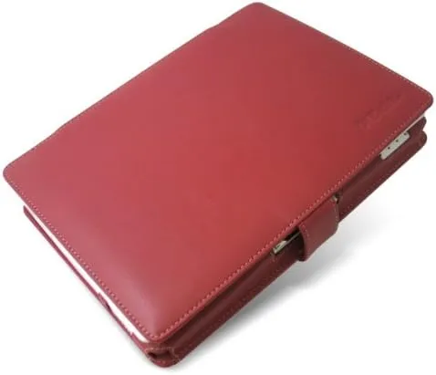 PDAIR Leather Case for Eee PC 4G-X Red PALCEPC4G/RD