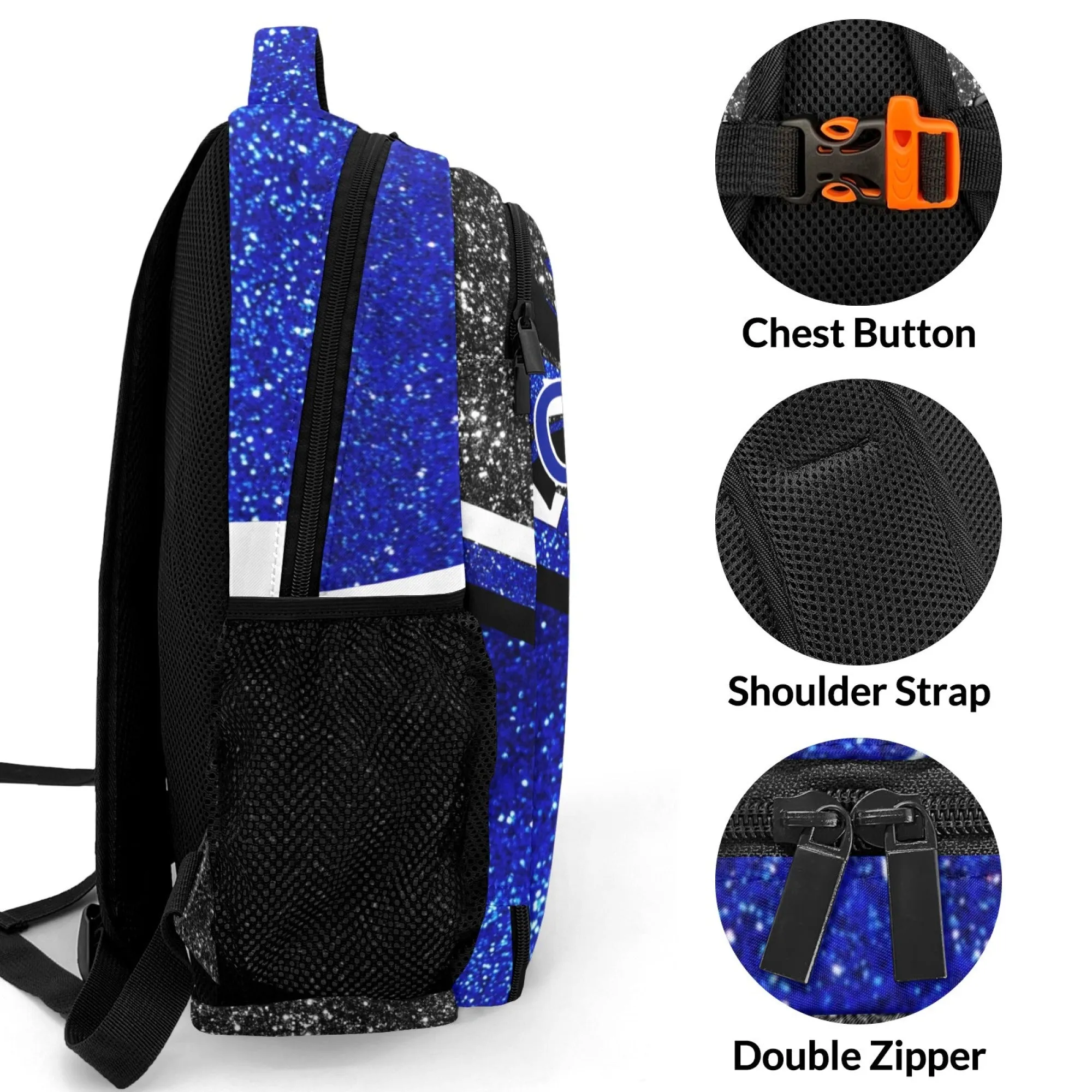 Personalized Cheer Name Backpack Casual Fashion Cheerleader Backpacks Custom Name Backpack