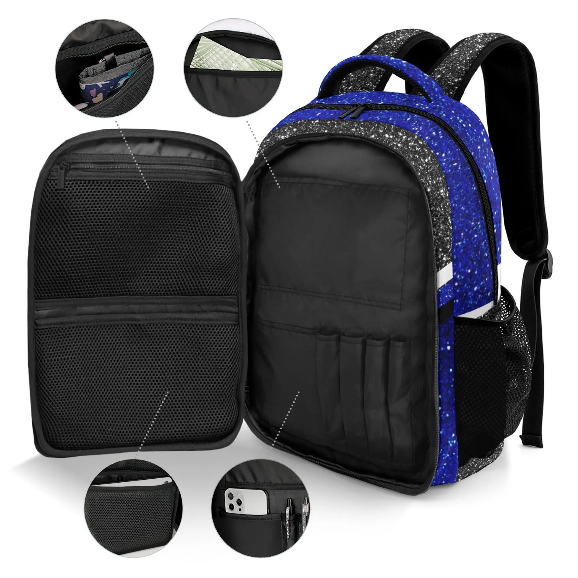 Personalized Cheer Name Backpack Casual Fashion Cheerleader Backpacks Custom Name Backpack