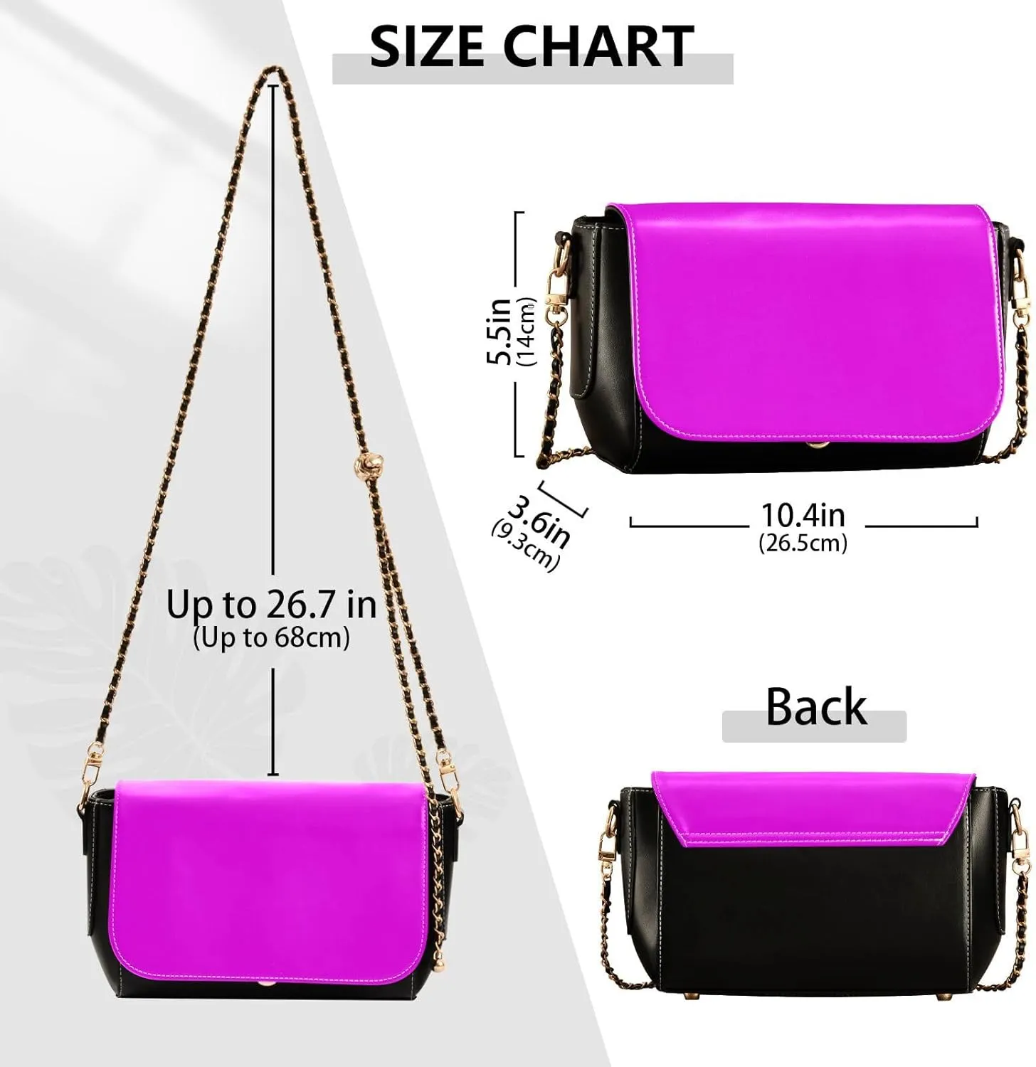 Personalized Custom Crossbody Bags For Women PU Leather Purse Handbag 208001