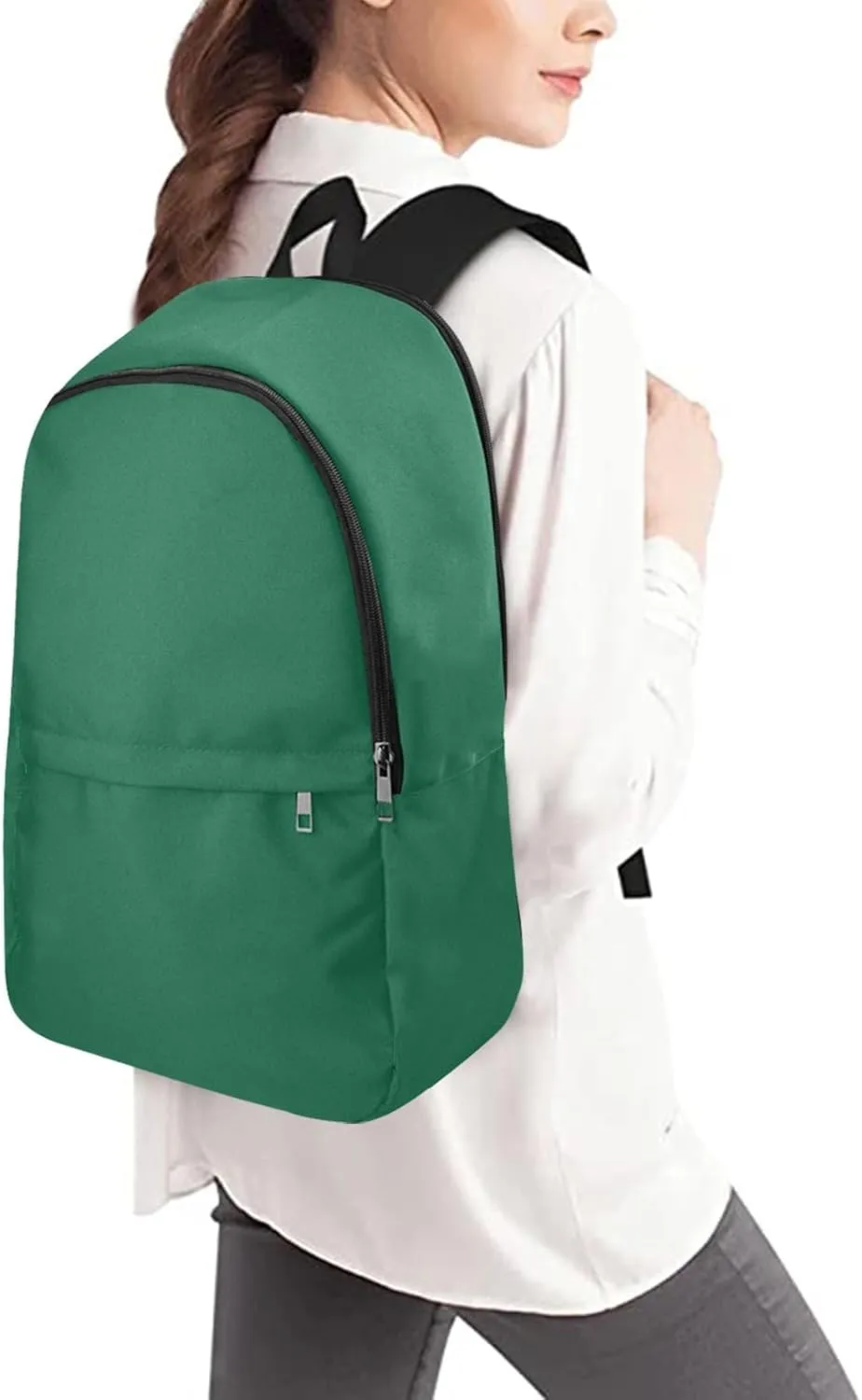 Personalized Gray Cheerleading Stripes Shoulder Bag Backpack Daypack Multifunction Leisure Schoolbag Outdoor Casual Bag with Name Custom