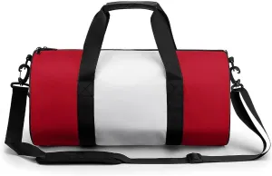 Peru Flag Gym Duffel for Men Women Dry Wet Separation Sports Weekender Tote