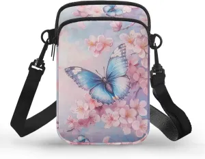 Phone Bag Purse Wallet Crossbody Bag Lightweight Roomy Pockets Smartphone Sports Armband Bag