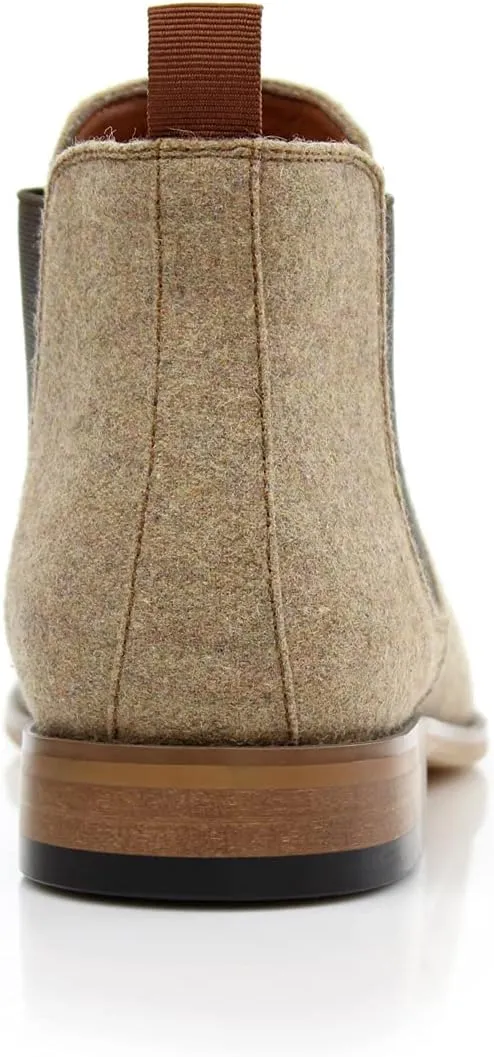 Polar Fox Barrett MPX806058 Memory Foam Classic Vegan Leather Chelsea Business Casual Chukka Boots