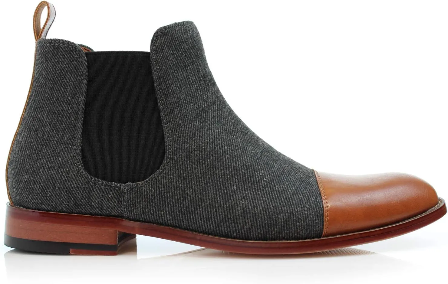 Polar Fox Barrett MPX806058 Memory Foam Classic Vegan Leather Chelsea Business Casual Chukka Boots