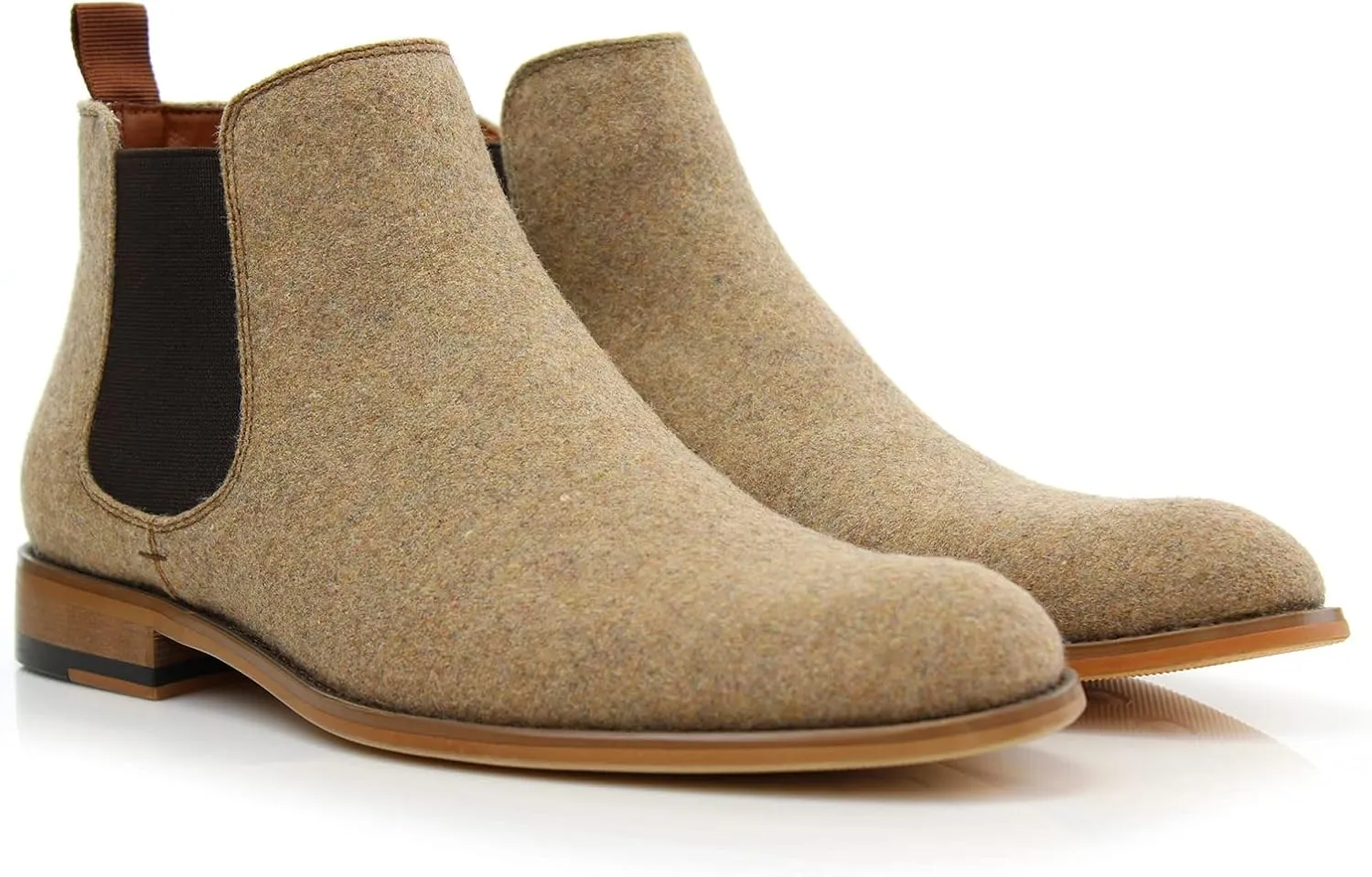 Polar Fox Barrett MPX806058 Memory Foam Classic Vegan Leather Chelsea Business Casual Chukka Boots