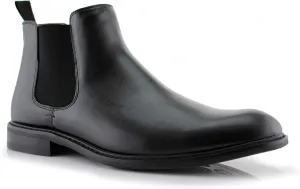Polar Fox Barrett MPX806058 Memory Foam Classic Vegan Leather Chelsea Business Casual Chukka Boots