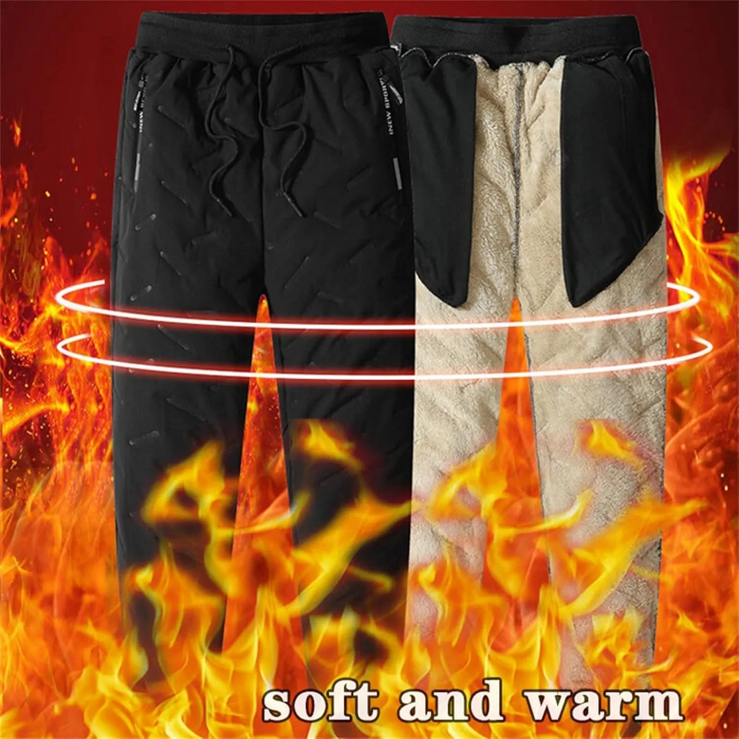 Polar Supply Fleece Pants,Polar Supply Pants,Polarpants Fleece Thermal-Pants Unisex