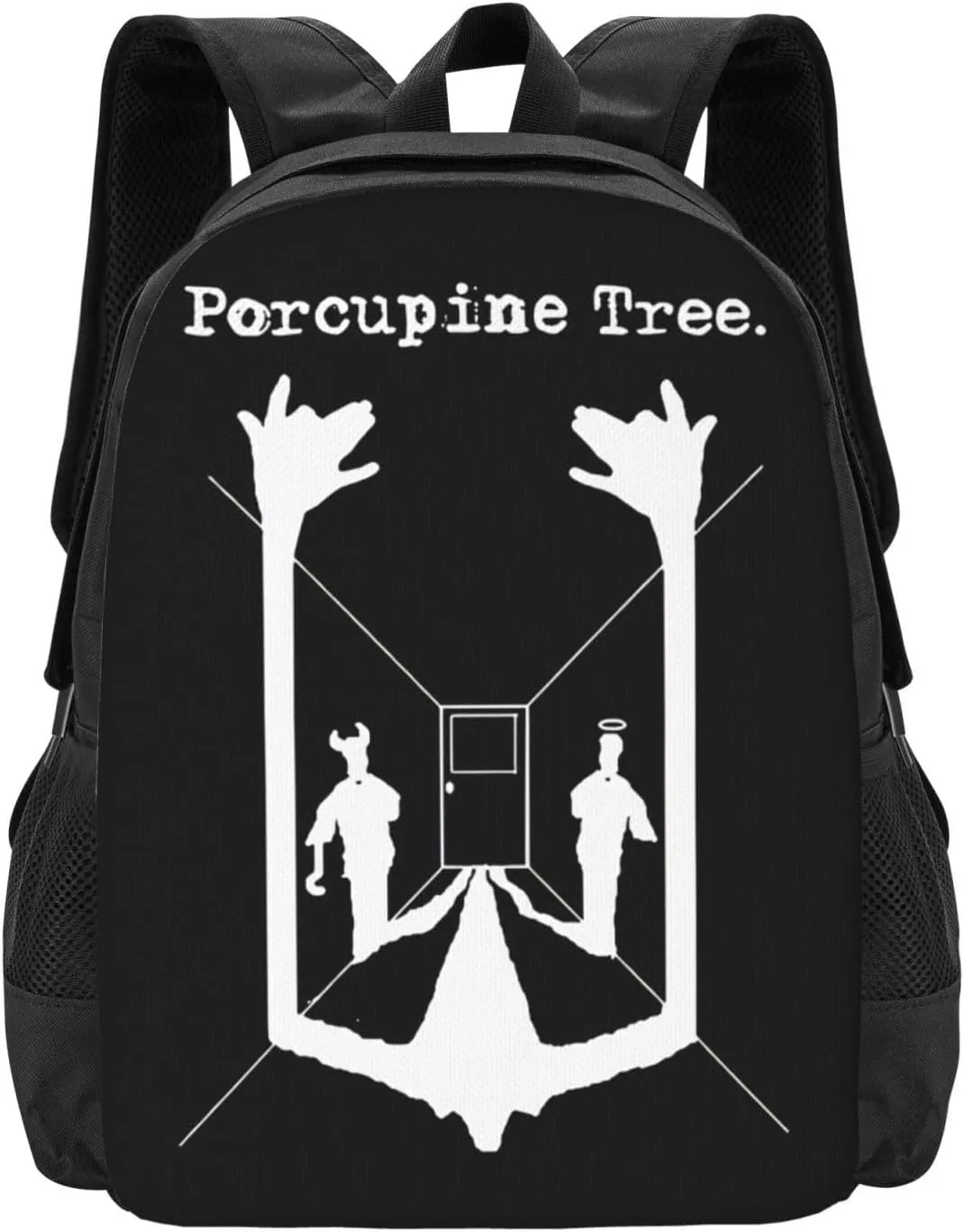 Porcupine Rock Tree Band Backpack Large Capacity Backpacks Minimalist Leisure Travel Daypack 12.5X5.5X16.5 inch