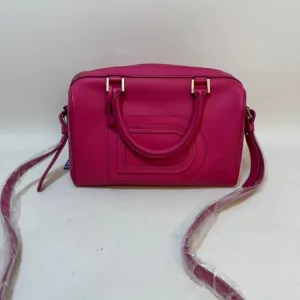 Preloved Delvaux Crossbody Bag Brillant Magenta Leather