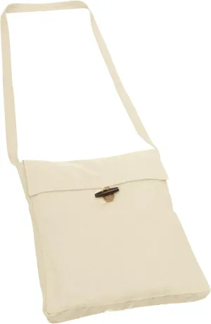PROCOS Viking Canvas Shoulder Bag, Renaissance Medieval Small Pilgrim Pouch Bag