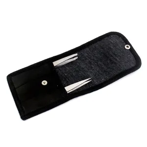 Professional Set Slant And Point In A Leather Case by G.S Online