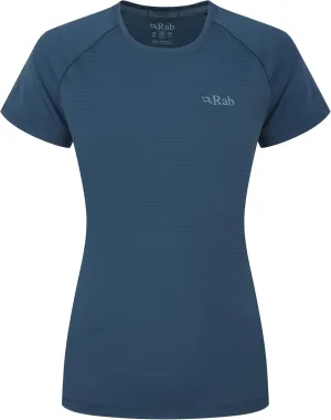 Rab Women's Sonic Tee - Lightweight Breathable Short-Sleeve T-Shirt for Trail Running & Hiking