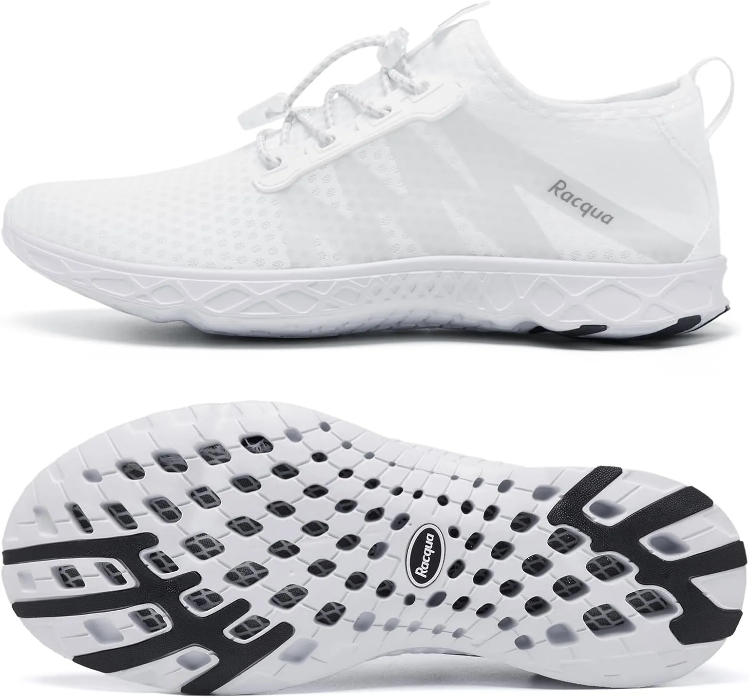 Racqua Women Men Breathable Mesh Water Shoes
