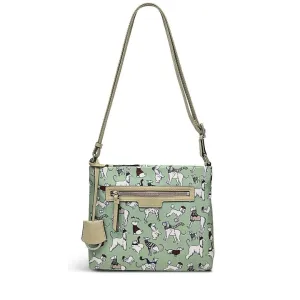 Radley Off On An Adventure Small Ziptop Crossbody Bag - Green Fig