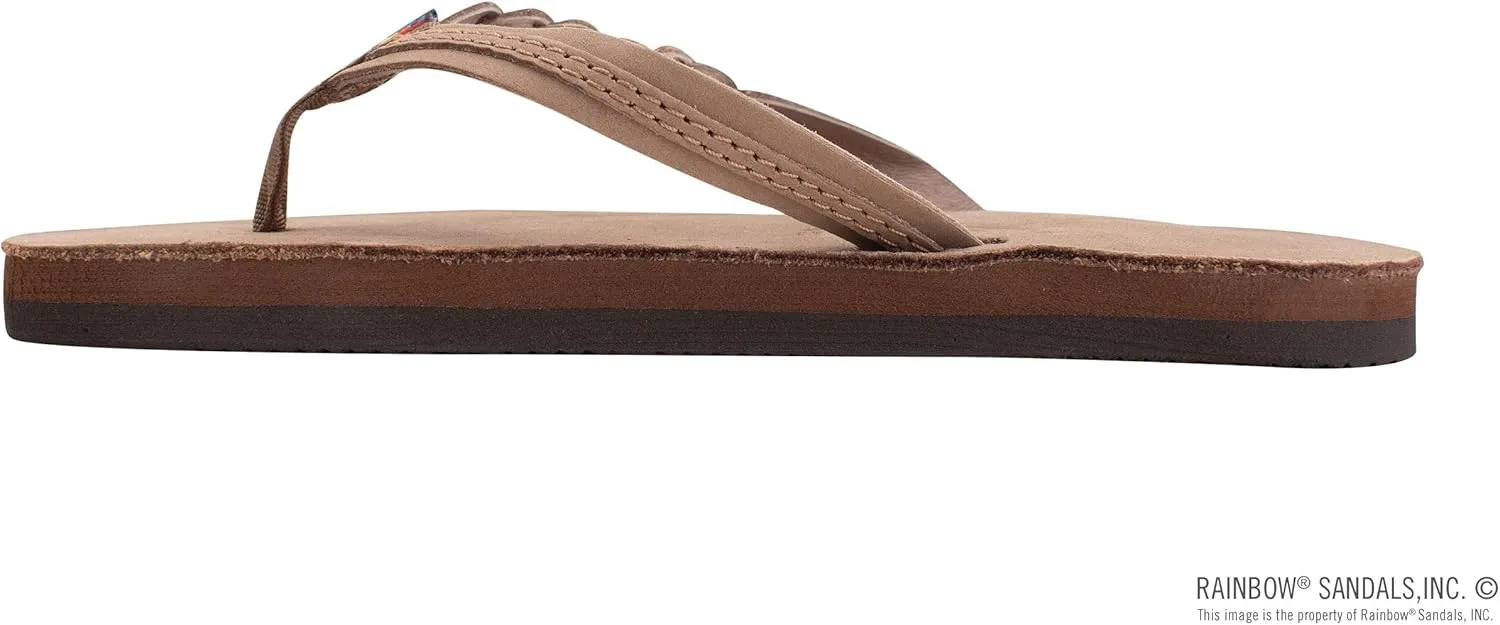 Rainbow Sandals Kid's Single Layer Premier Leather Flirty Braidy