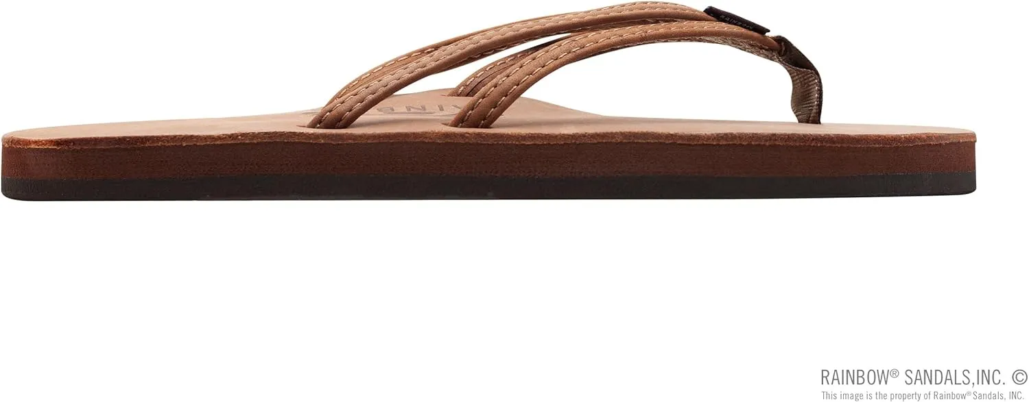Rainbow Sandals Ladies The Sand Piper Luxury Leather - Single Layer Arch w/Double Narrow 1/3" Strap