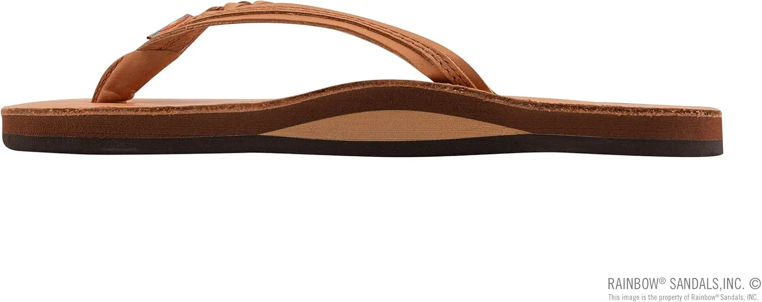 Rainbow Sandals Women’s Flirty Braidy Premier Leather w/Single Braided Strap