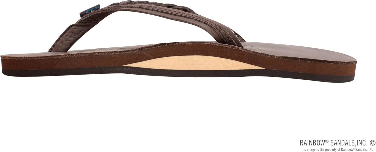 Rainbow Sandals Women’s Flirty Braidy Premier Leather w/Single Braided Strap