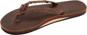 Rainbow Sandals Women’s Flirty Braidy Premier Leather w/Single Braided Strap
