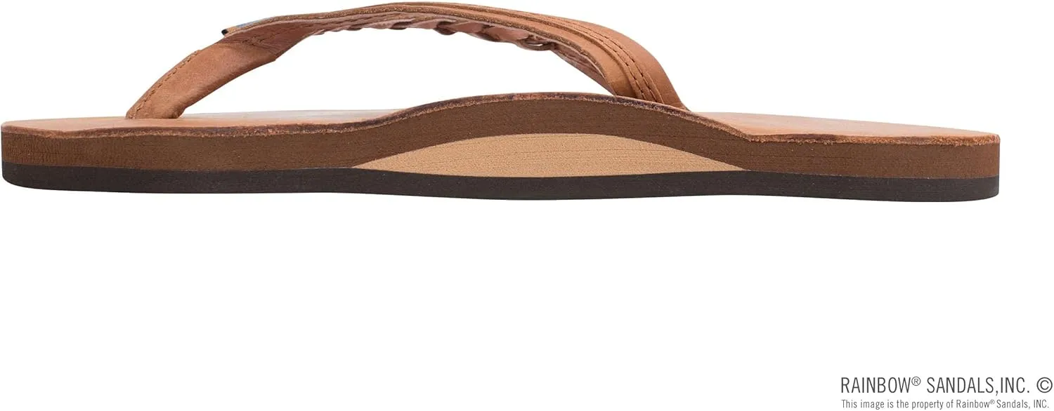 Rainbow Sandals Women’s Flirty Braidy Premier Leather w/Single Braided Strap