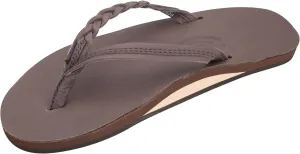 Rainbow Sandals Women’s Flirty Braidy Premier Leather w/Single Braided Strap