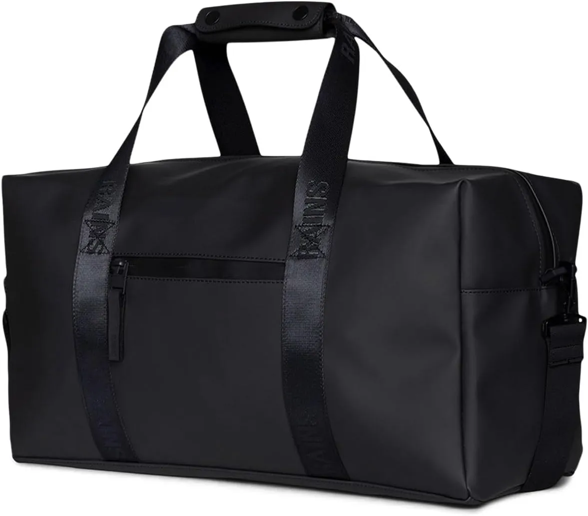 RAINS Trail Gym Bag - Waterproof Sports Bag for Men and Women - Bag for Sports, the Gym, Fitnes (Black)