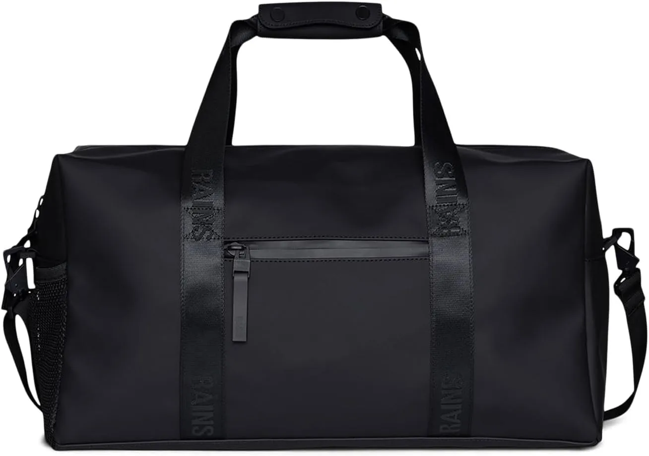 RAINS Trail Gym Bag - Waterproof Sports Bag for Men and Women - Bag for Sports, the Gym, Fitnes (Black)
