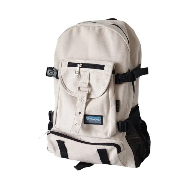 Retro Canvas Backpack For Men (Various Colors)