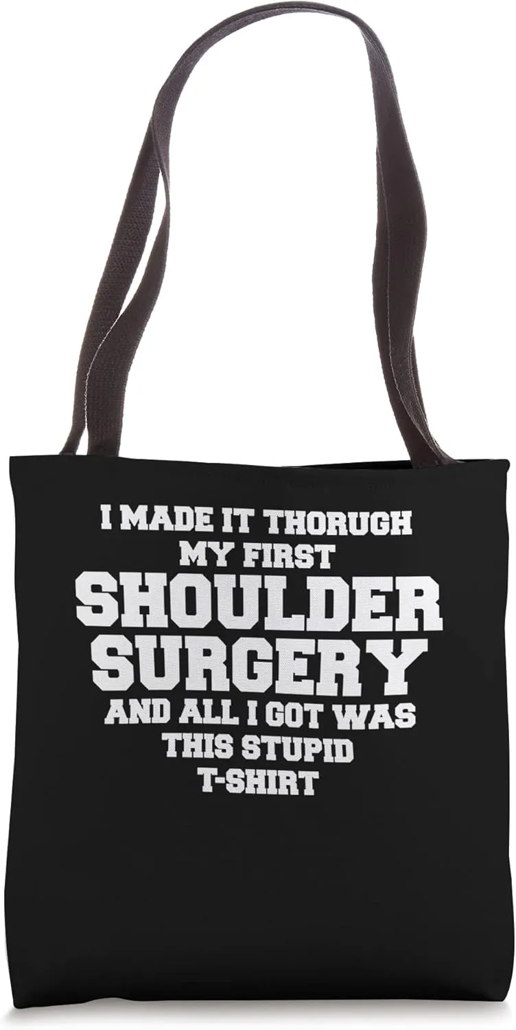 Revocery Sympathy Caring Shoulder Surgery Get Well Tote Bag