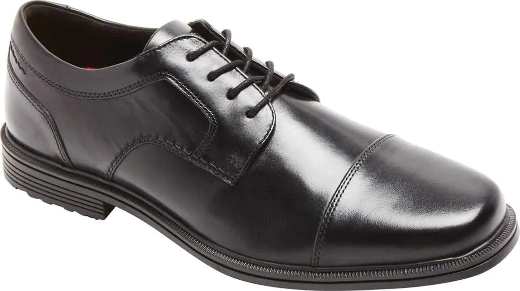 Rockport Taylor Waterproof Cap Toe - Shoes for Men - Leather Upper - Synthetic Outsole - Shock Absorbing Heel